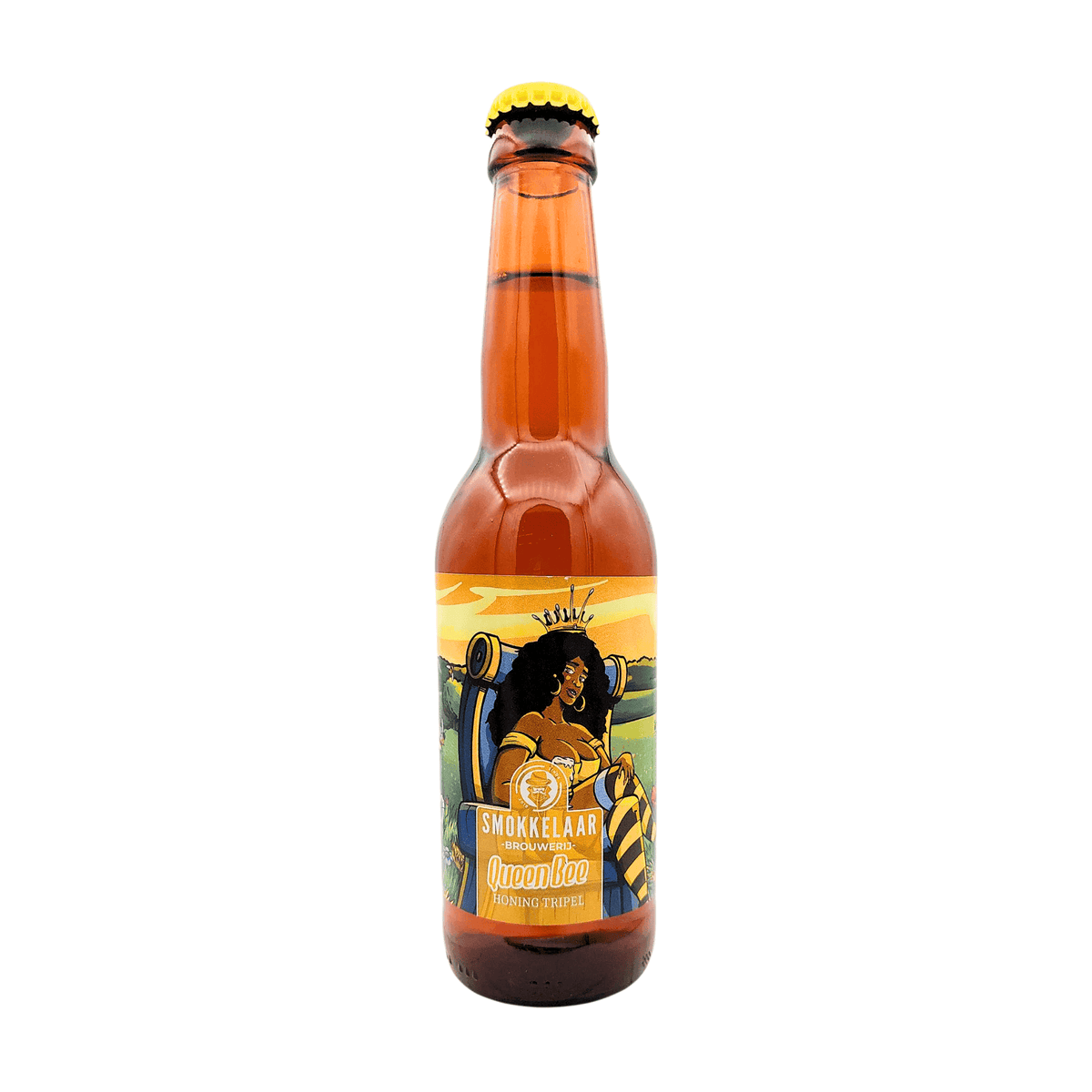 Queen Bee van brouwerij Brouwerij de Smokkelaar - Tripel van 7,8% in fles