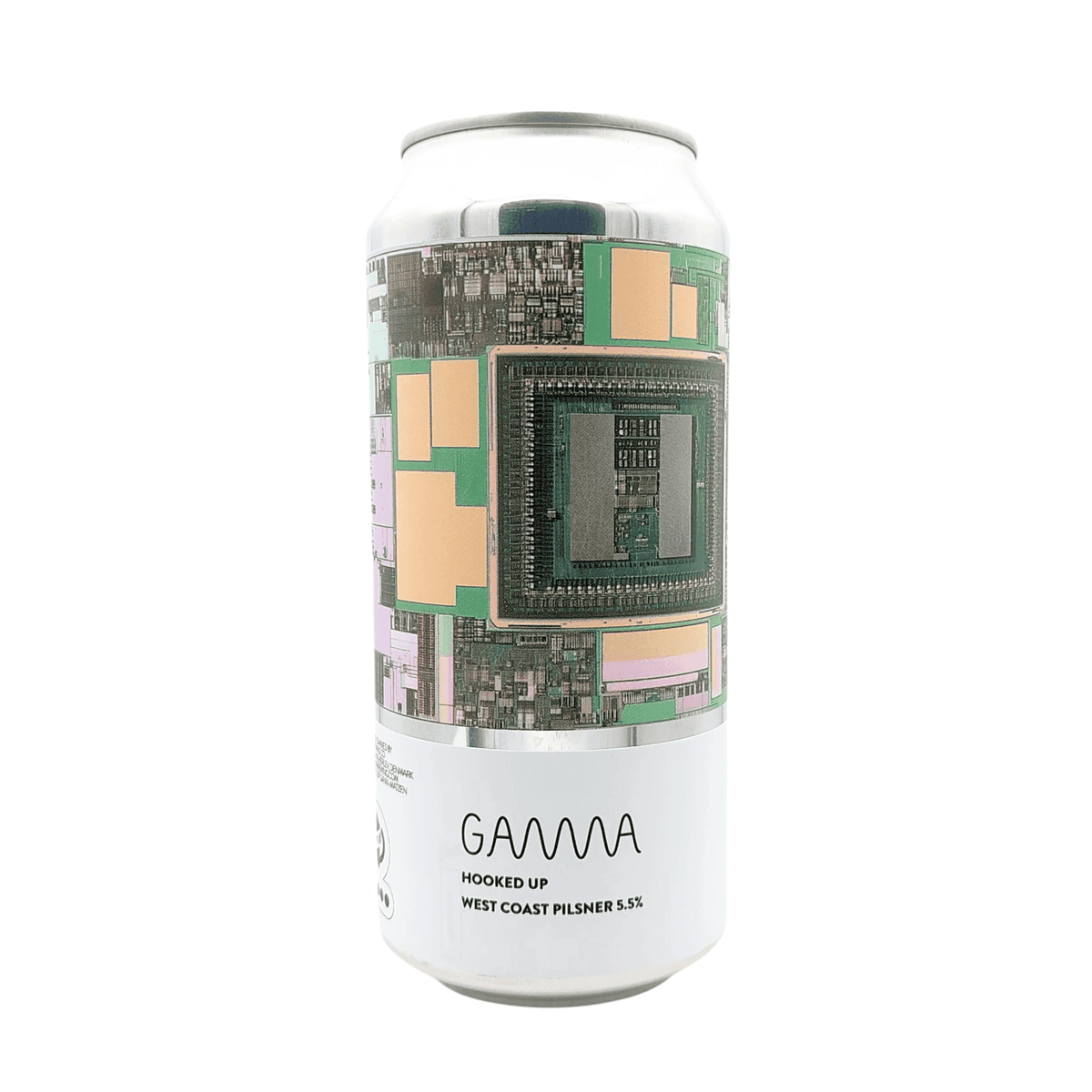 Hooked Up van brouwerij Gamma - Pilsener van 5,5% in blik