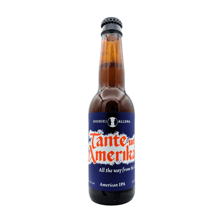 Tante uit Amerika (IPA) van brouwerij Brouwerij Allema - American IPA van 7,4% in fles