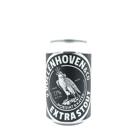 Van Vollenhoven Extra Stout van brouwerij Poesiat & Kater - Stout van 7,1% in blik