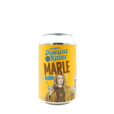 Marle van brouwerij Poesiat & Kater - Blond van 6,5% in blik
