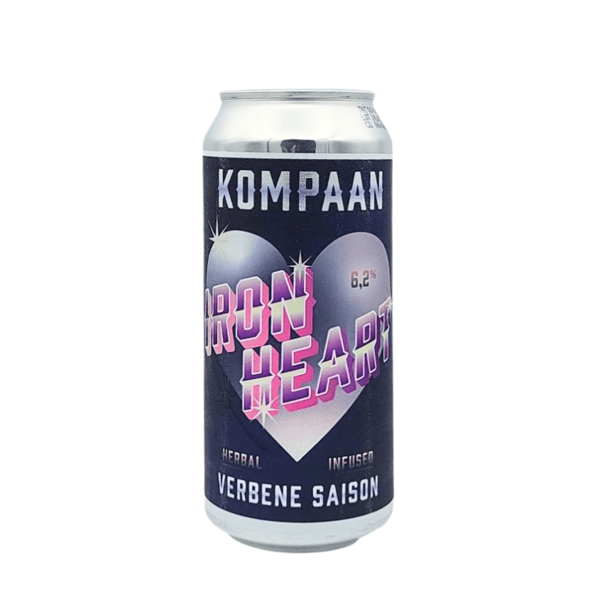 Iron Heart van brouwerij Kompaan - Saison van 6,2% in blik