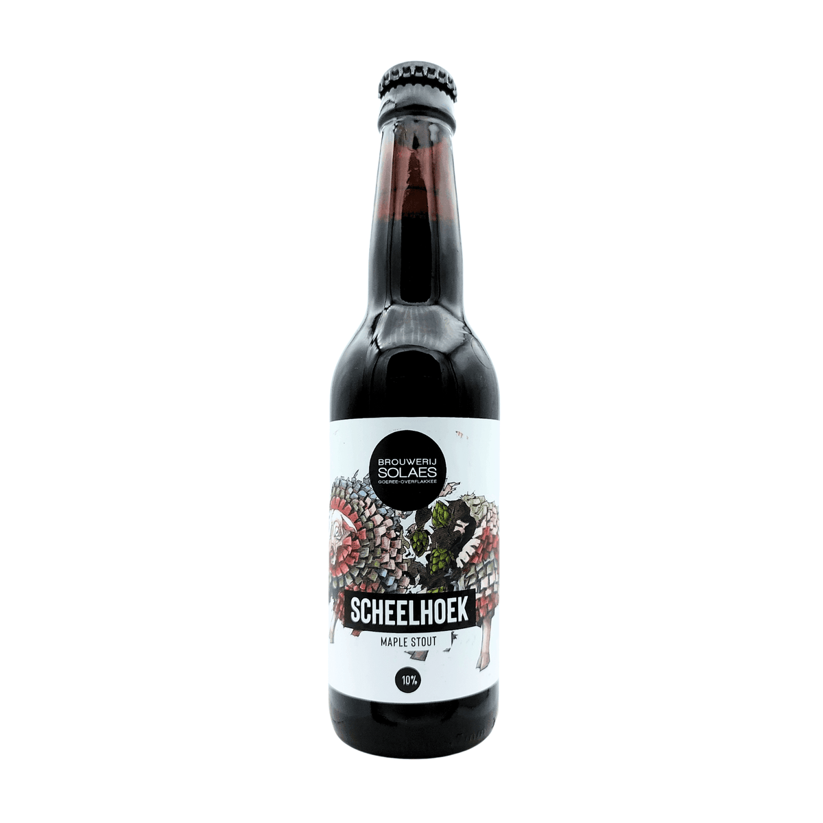 Scheelhoek (Maple Stout) van brouwerij Solaes - Stout van 10% in fles