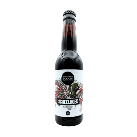 Scheelhoek (Maple Stout) van brouwerij Solaes - Stout van 10% in fles