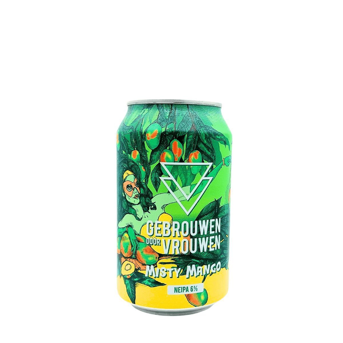Misty Mango van brouwerij Gebrouwen door Vrouwen - NEIPA van 6% in blik