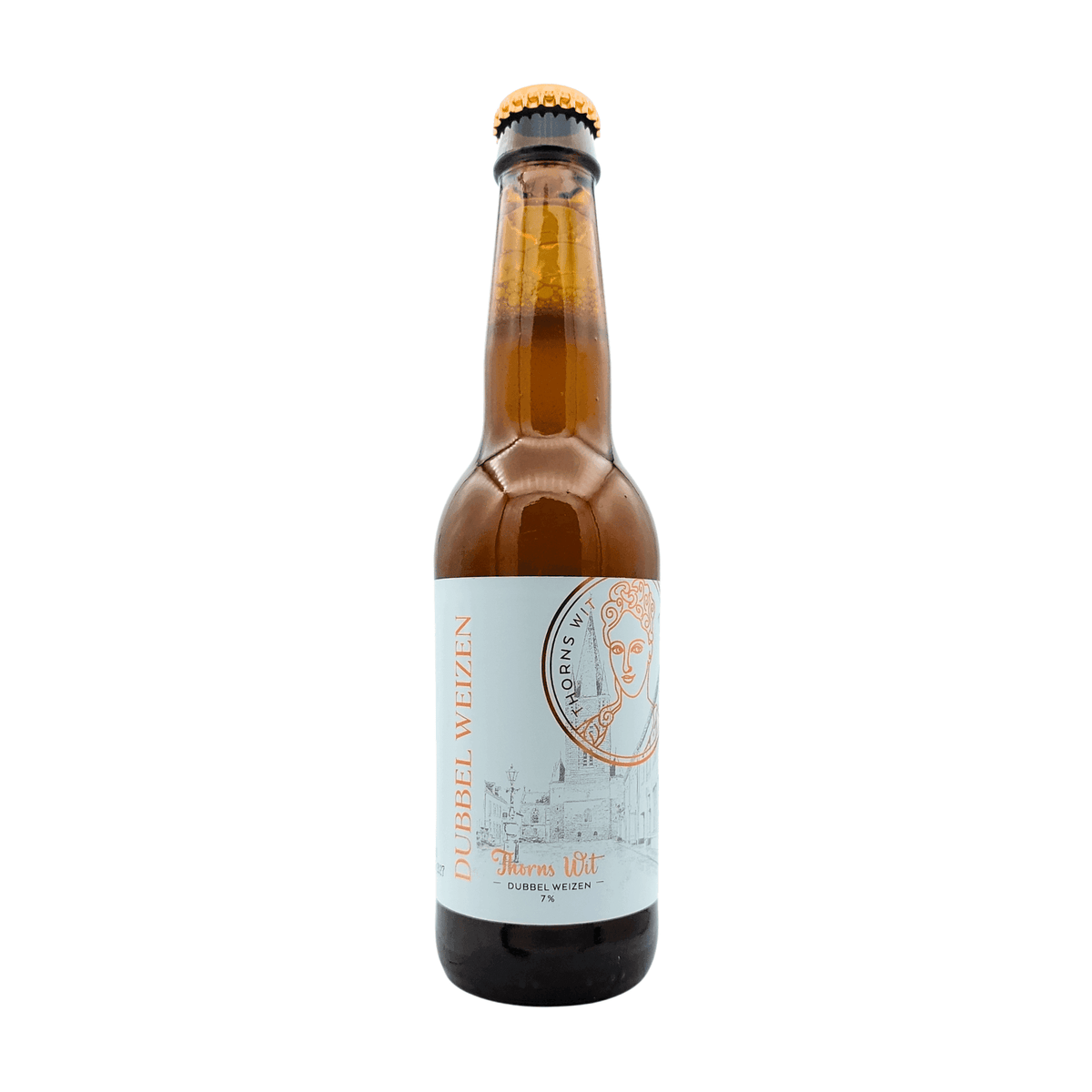 Dubbel Weizen van brouwerij Thorns Wit - Dunkelweizen van 7% in fles