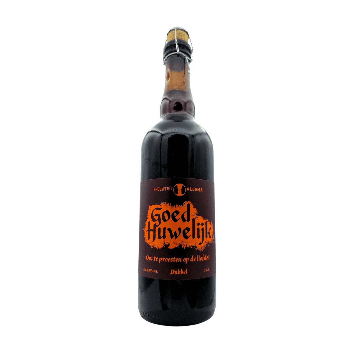 Goed Huwelijk - Brouwerij Allema - 75CL van brouwerij Brouwerij Allema - Dubbel van 6,8% in fles