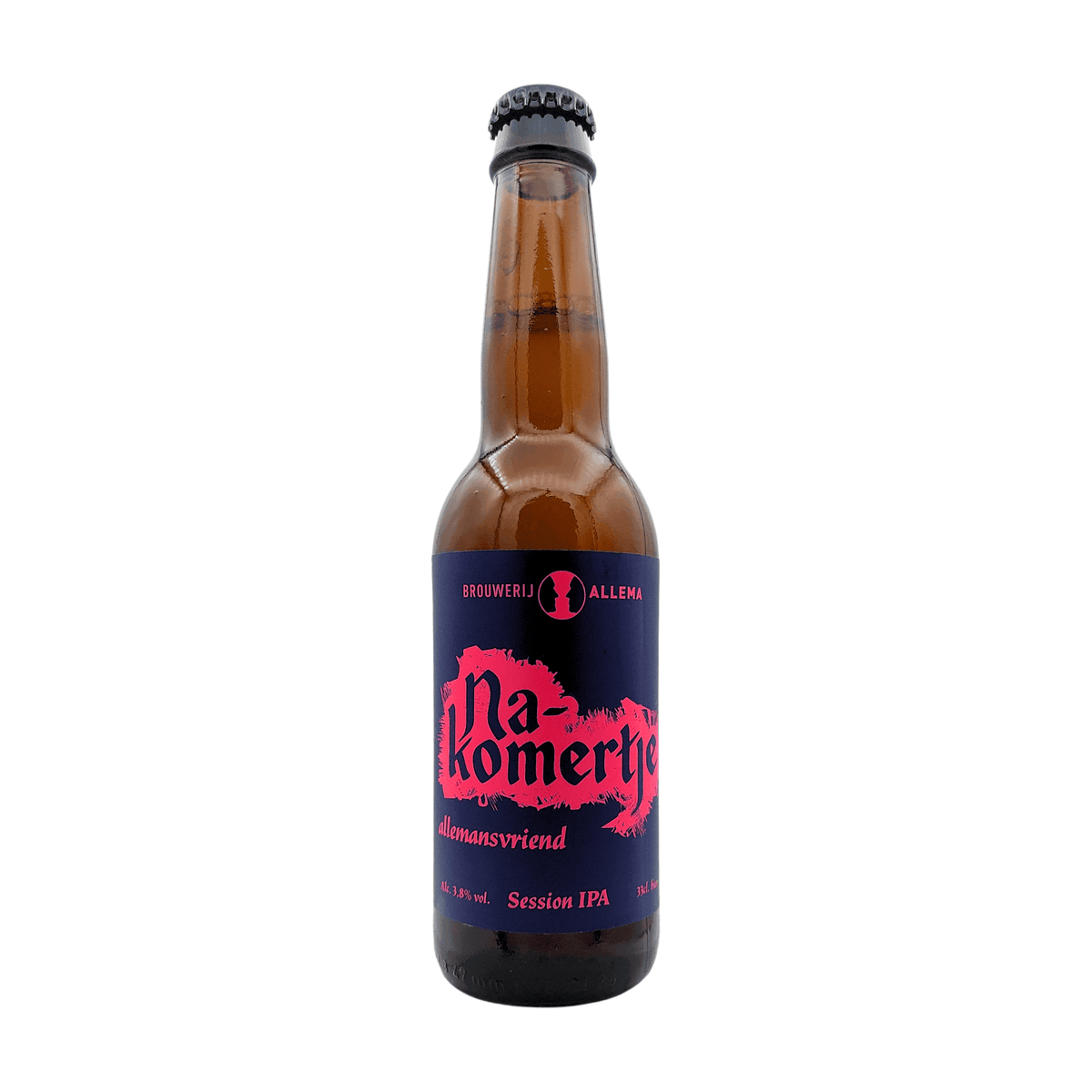 Nakomertje (Session IPA) van brouwerij Brouwerij Allema - IPA van 3,8% in fles