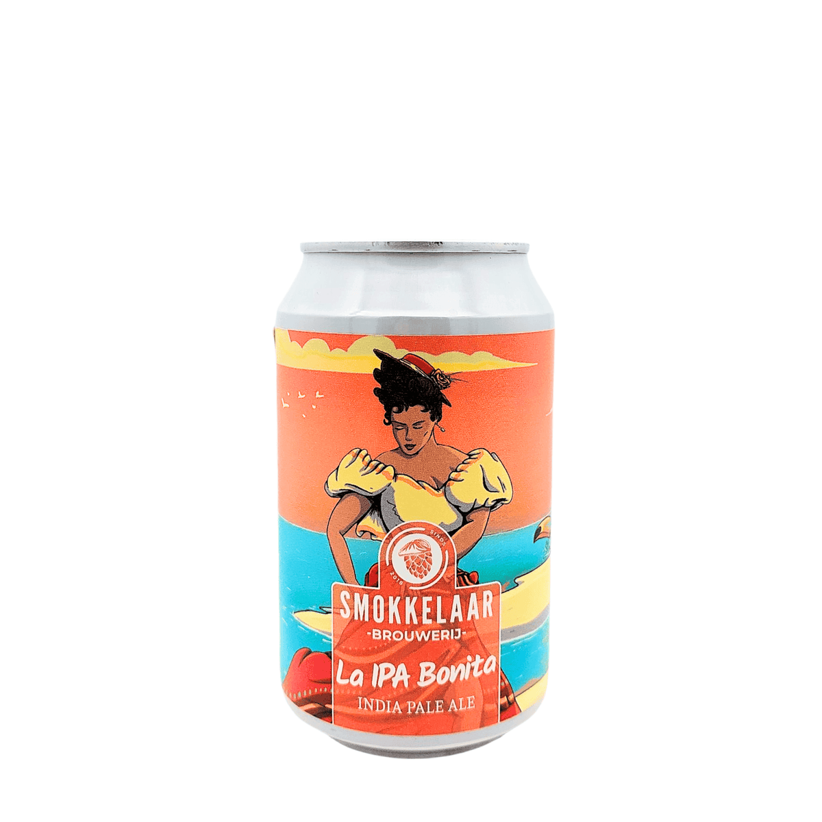 La IPA Bonita van brouwerij Brouwerij de Smokkelaar - IPA van 6,4% in blik