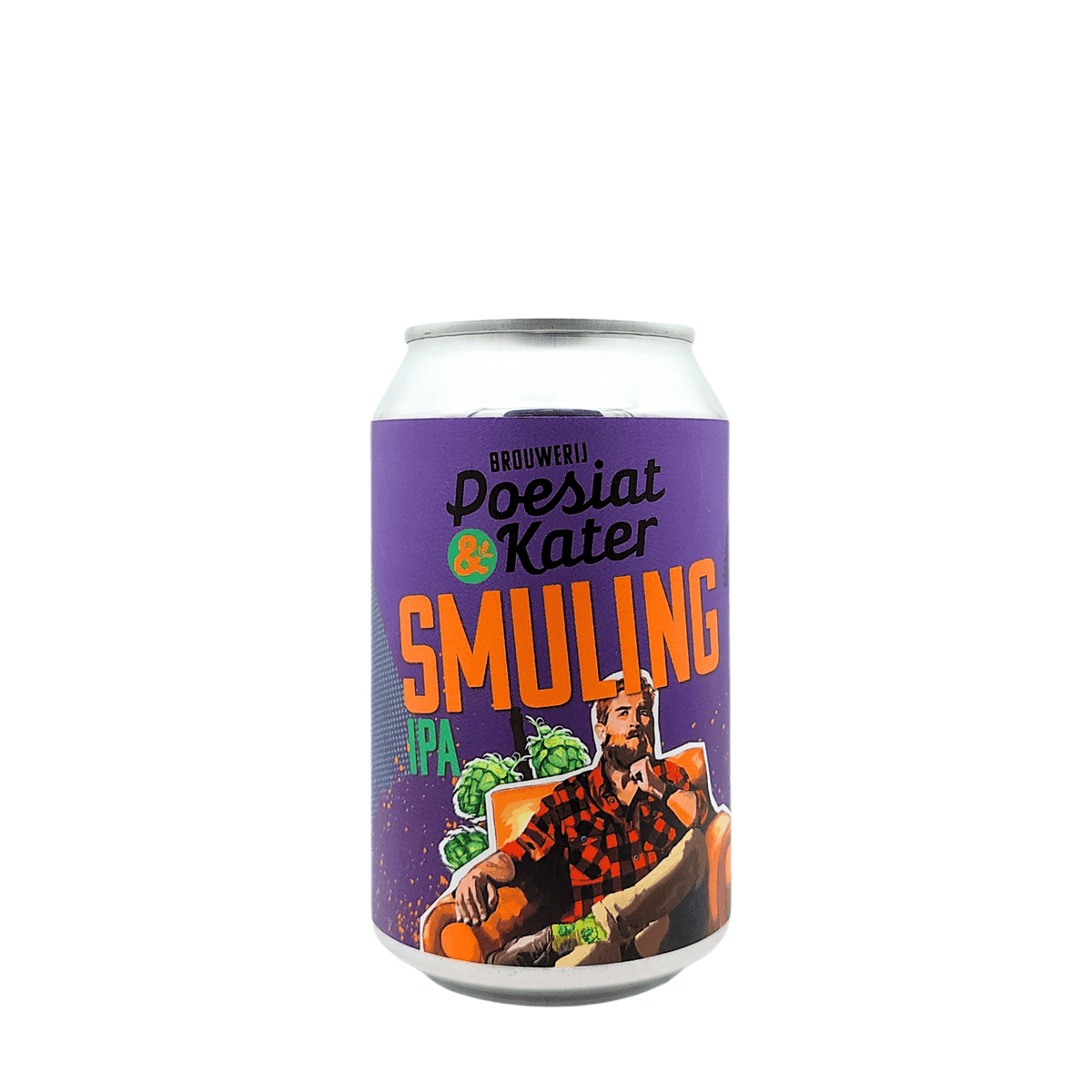 Smuling (IPA) van brouwerij Poesiat & Kater - West Coast IPA van 6,5% in blik
