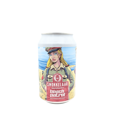 Beach Patrol van brouwerij Brouwerij de Smokkelaar - Blond van 5,6% in blik