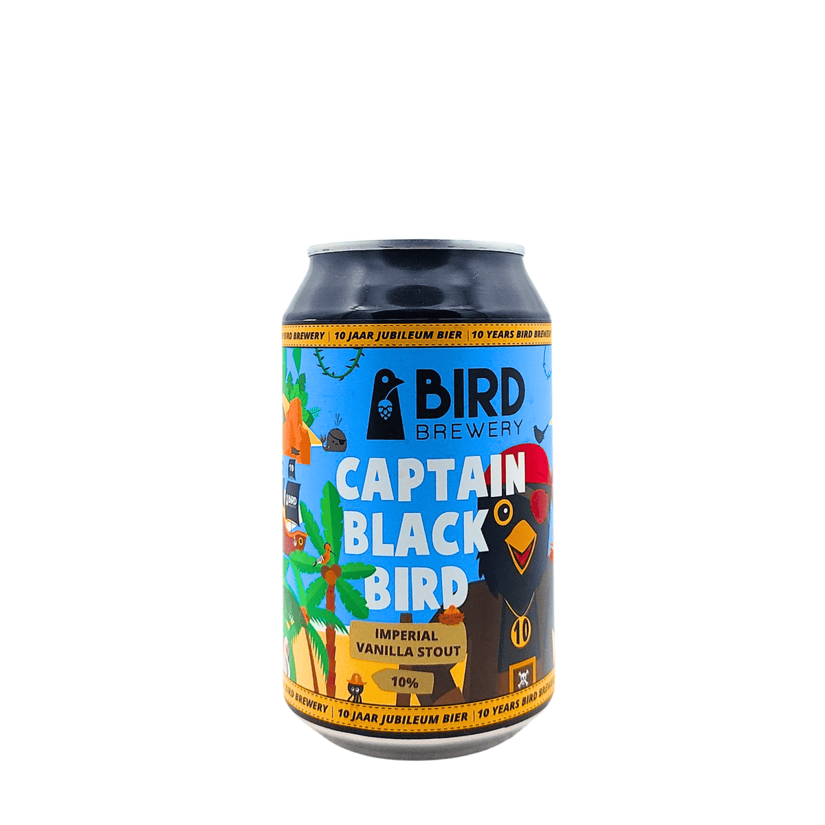Captain Blackbird 2026 van brouwerij Bird Brewery - Imperial Stout van 10% in blik