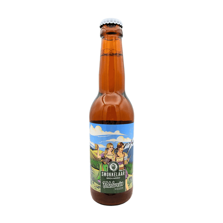Edelweiss (Hefeweizen) van brouwerij Brouwerij de Smokkelaar - Weizen van 5,5% in blik
