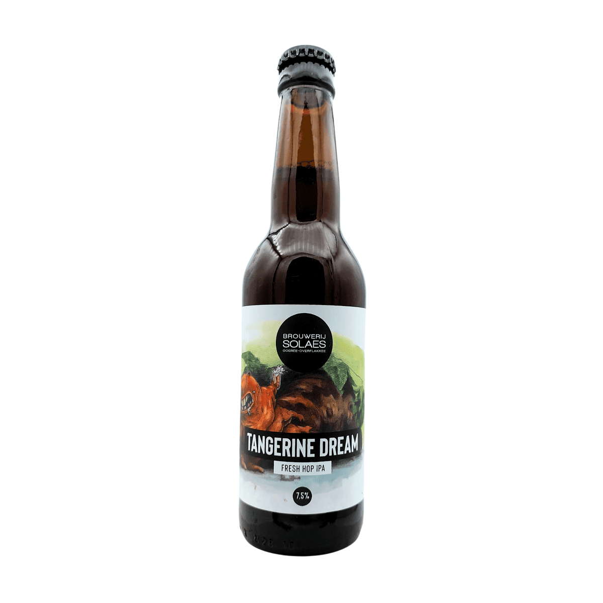 Tangerine Dream (Fresh Hop IPA) van brouwerij Solaes - IPA van 7,5% in fles