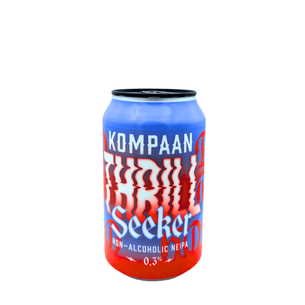 Thrillseeker (Non-Alcoholic IPA) van brouwerij Kompaan - Alcoholvrij (<0,3%) in blik