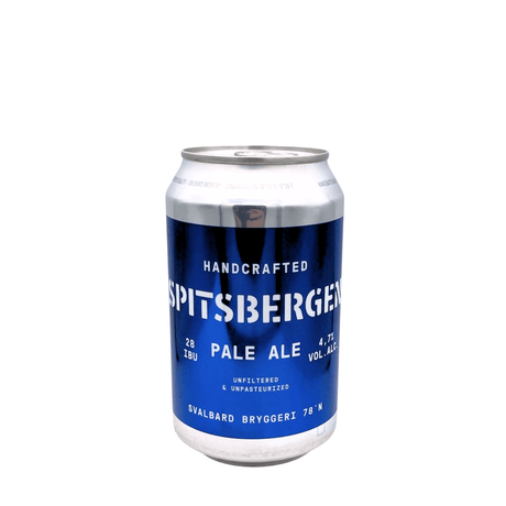 Spitsbergen van brouwerij Svalbard Bryggeri - Pale Ale van 4,7% in blik van 330ml