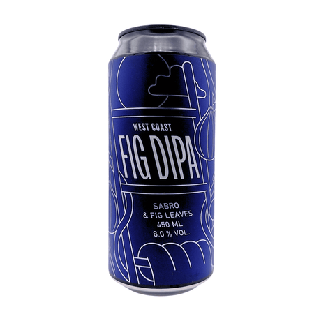 West Coast Fig (DIPA) van brouwerij Kykao - Double IPA van 8% in blik van 450ml