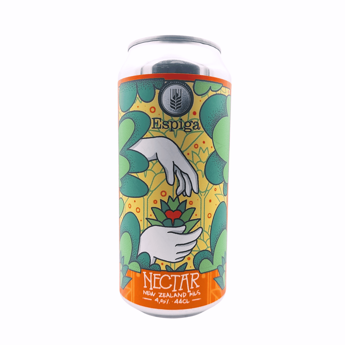 Nectar (New Zealand Pilsner) van brouwerij Cervesa Espiga - Pilsener van 4,5% in blik van 440ml