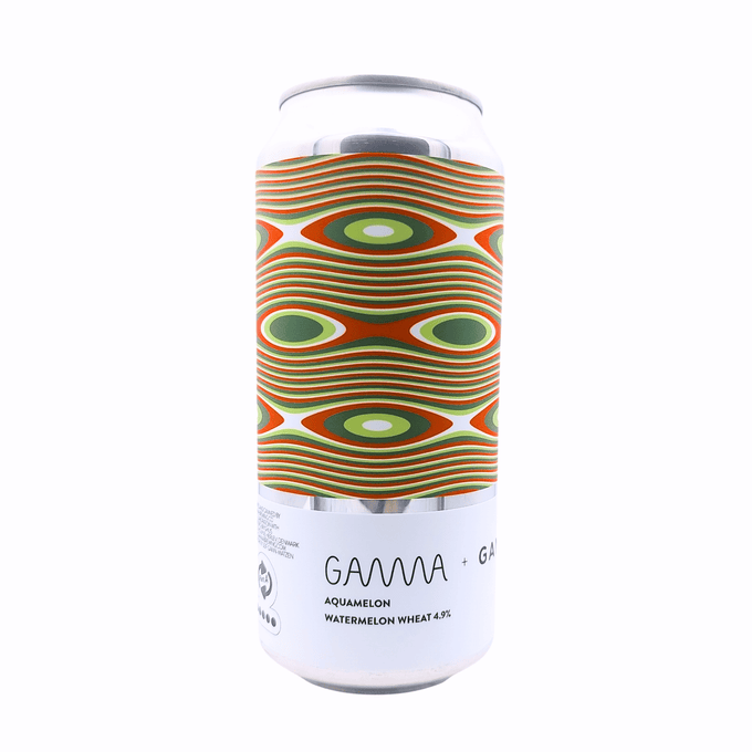 Aquamelon (Watermelon Wheat) van brouwerij Gamma - Wheat Ale van 4,9% in blik van 440ml