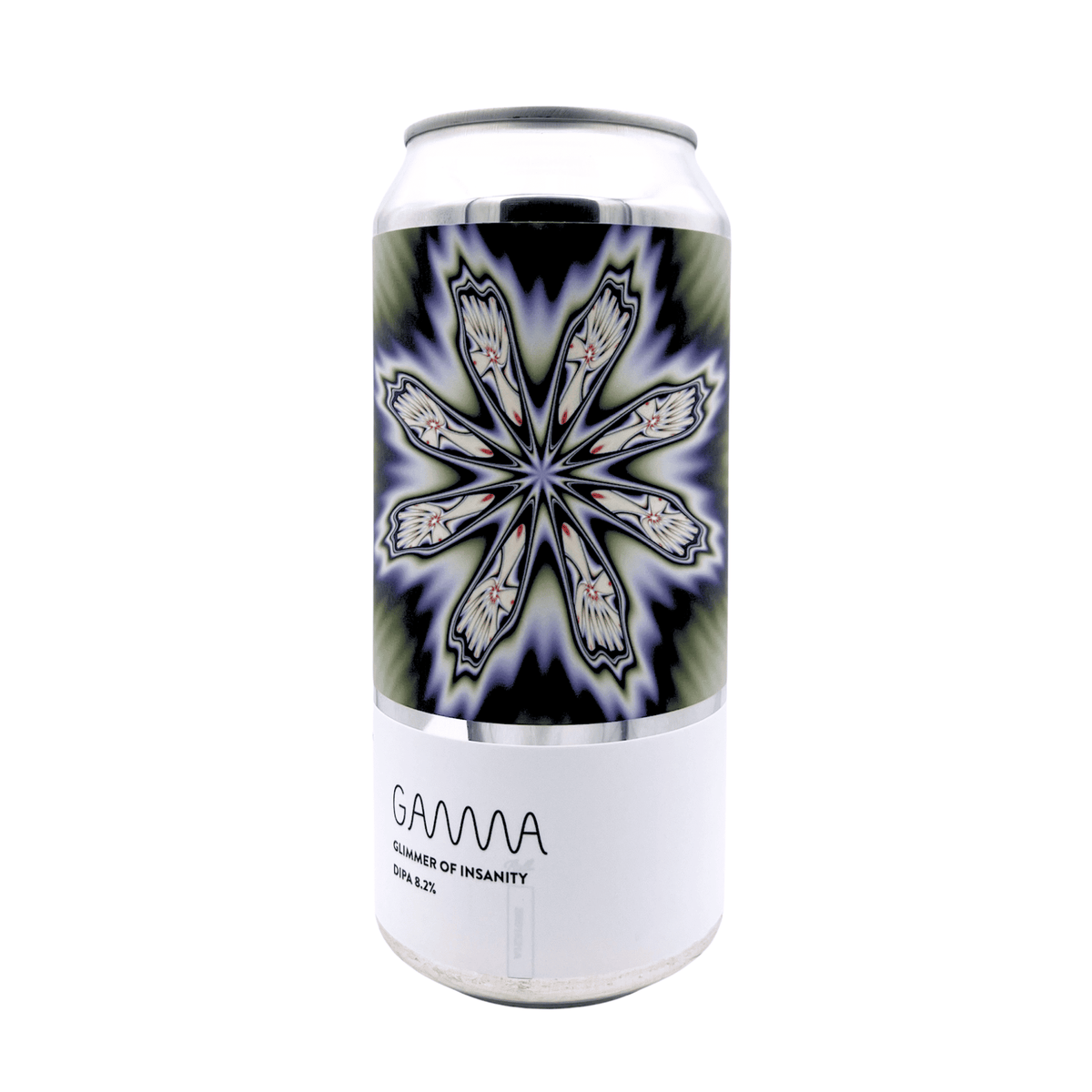 Glimmer of Insanity van brouwerij Gamma - Double NEIPA van 8,2% in blik van 440ml