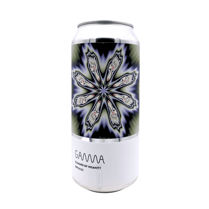 Glimmer of Insanity van brouwerij Gamma - Double NEIPA van 8,2% in blik van 440ml