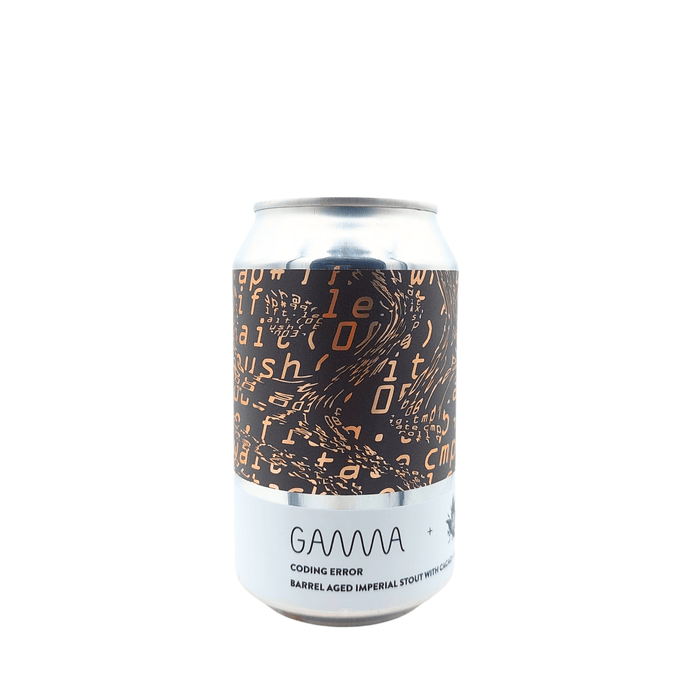 Coding Error (Barrel Aged Imperial Stout) - Gamma Brewing x Dois Corvos van brouwerij Gamma - Imperial Stout van 11,5% in