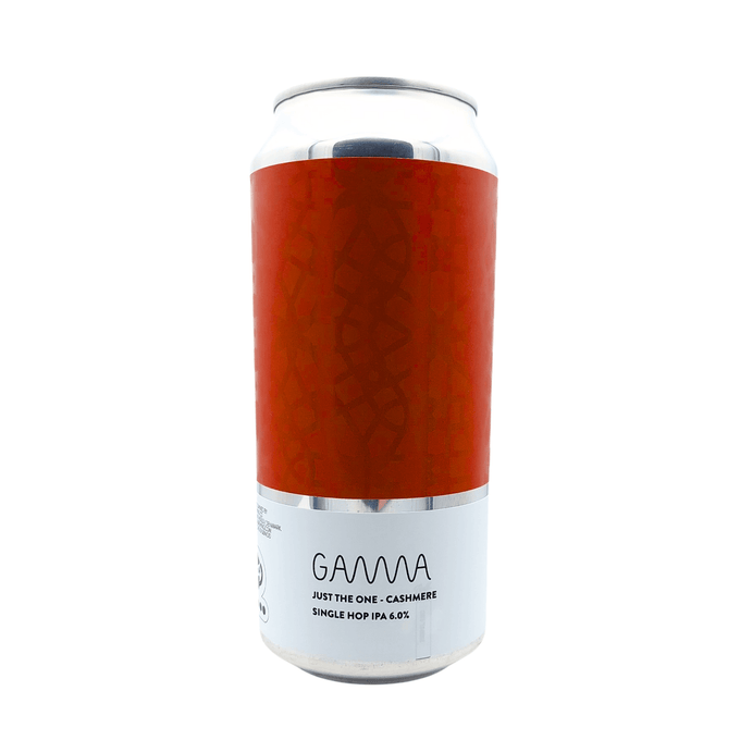 Just The One (Cashmere Single Hop IPA) van brouwerij Gamma - NEIPA van 6% in blik
