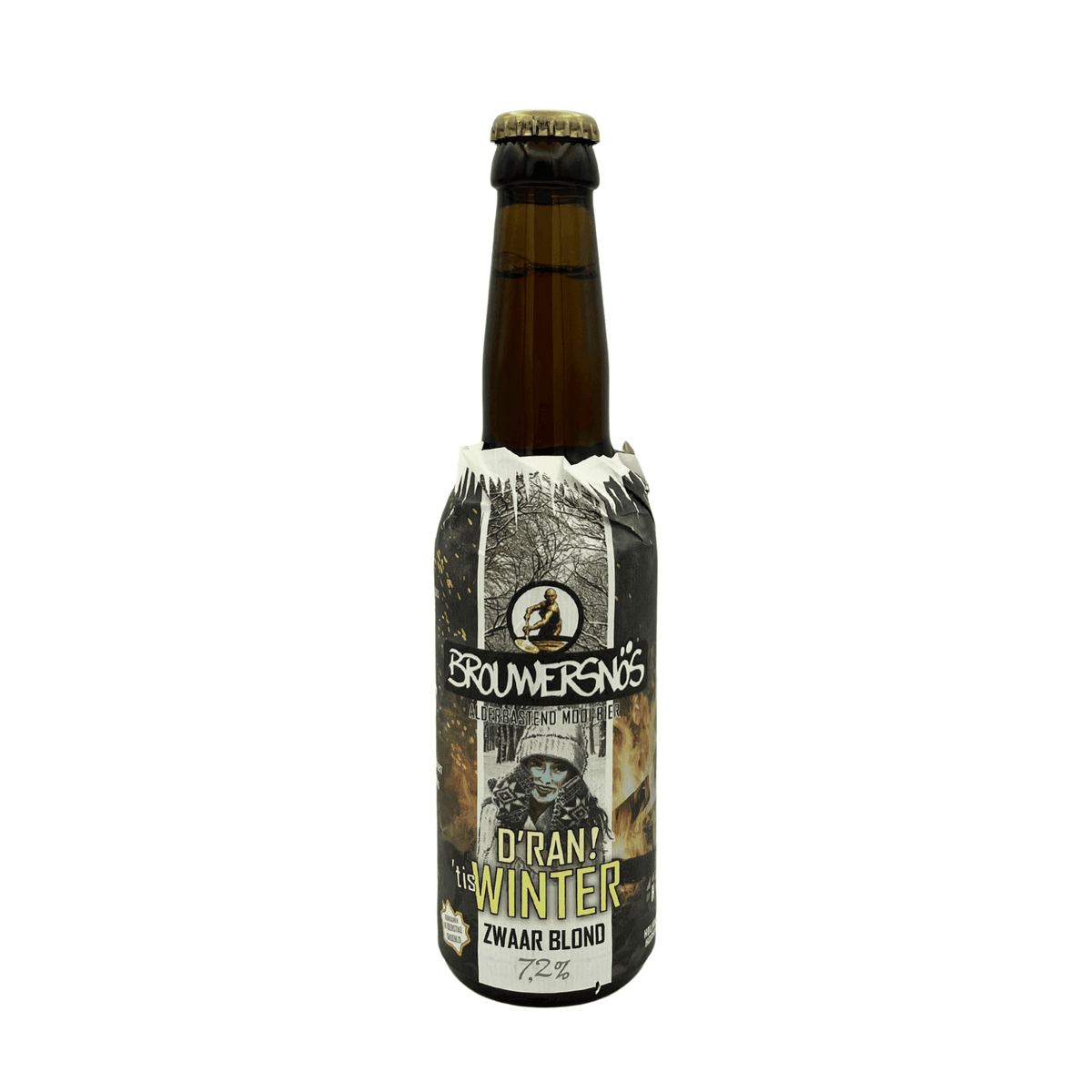 D'ran Winter van brouwerij BrouwerSnös - Zwaar blond van 7,2% in fles