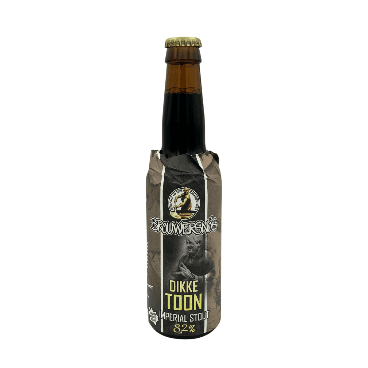 Dikke Toon van brouwerij BrouwerSnös - Imperial Stout van 8,2% in fles