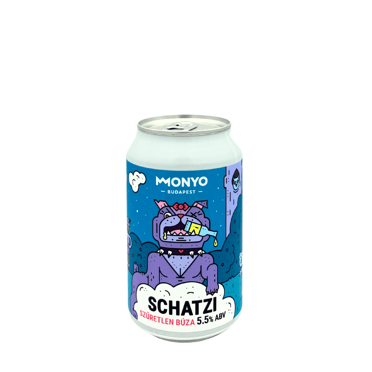 Schatzi (Hefeweizen) van brouwerij MONYO - Weizen van 5,5% in blik