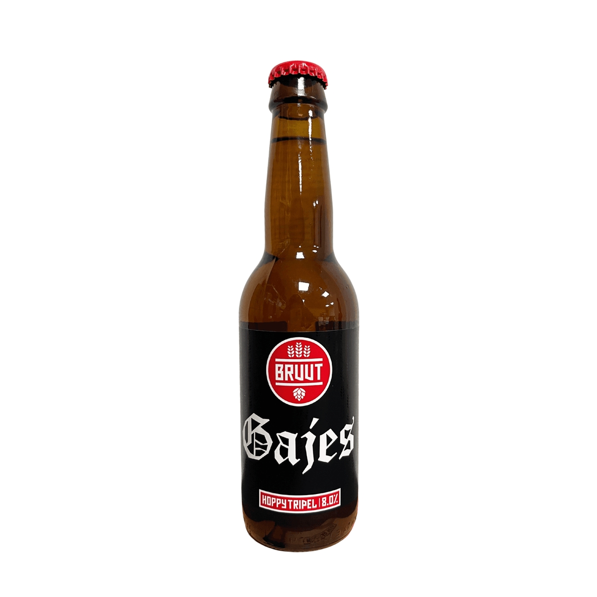 Gajes van brouwerij Bruut Bier - Tripel van 8% in fles