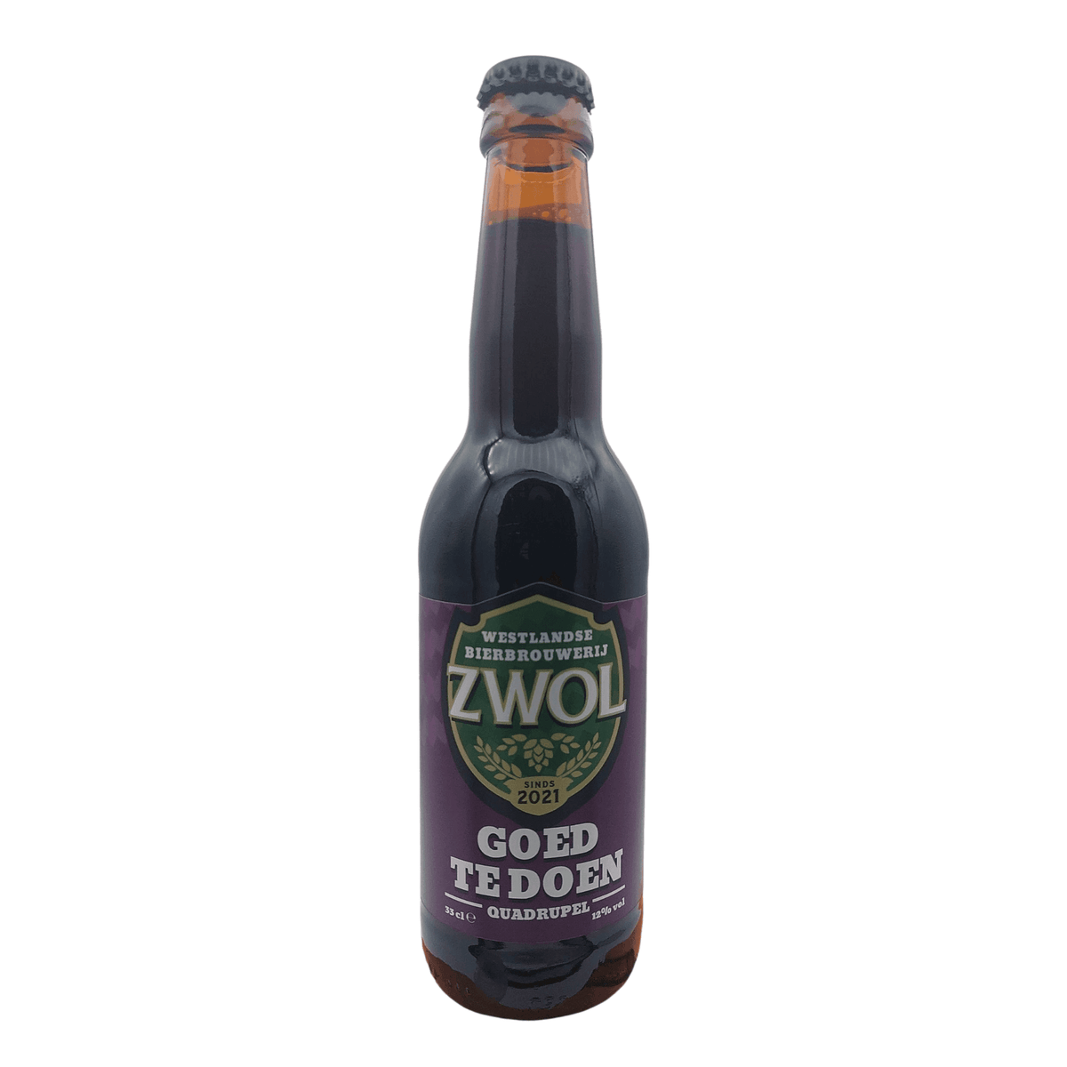 Goed Te Doen (Quadrupel) van brouwerij Zwol Brouwerij - Belgian Quadrupel van 12% in fles
