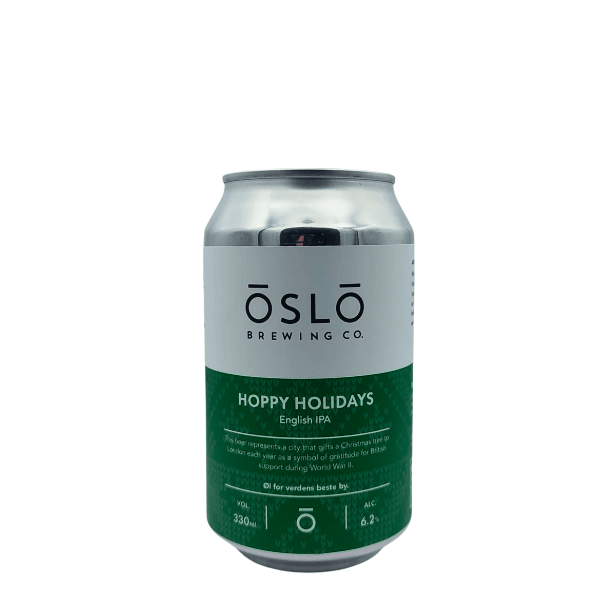 Hoppy Holidays van brouwerij Oslo Brewing Co. - IPA van 6,2% in blik