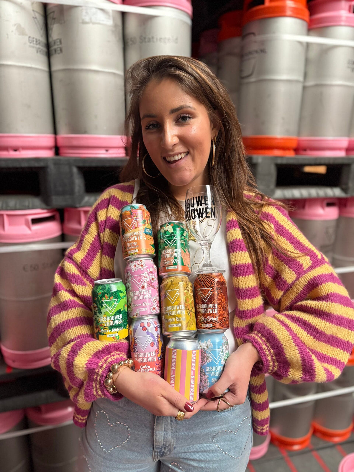 Gebrouwen Door Vrouwen Bierpakket met Gratis Bierglas bierpakket kopen bij My Dear Beer