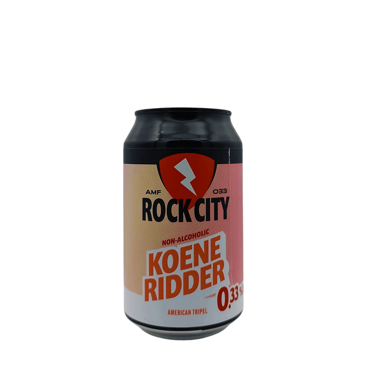 Koene Ridder 0.3 (Non-Alcoholic Tripel) van brouwerij Rock City - Alcoholvrij (<0,3%) van 0,3% in blik