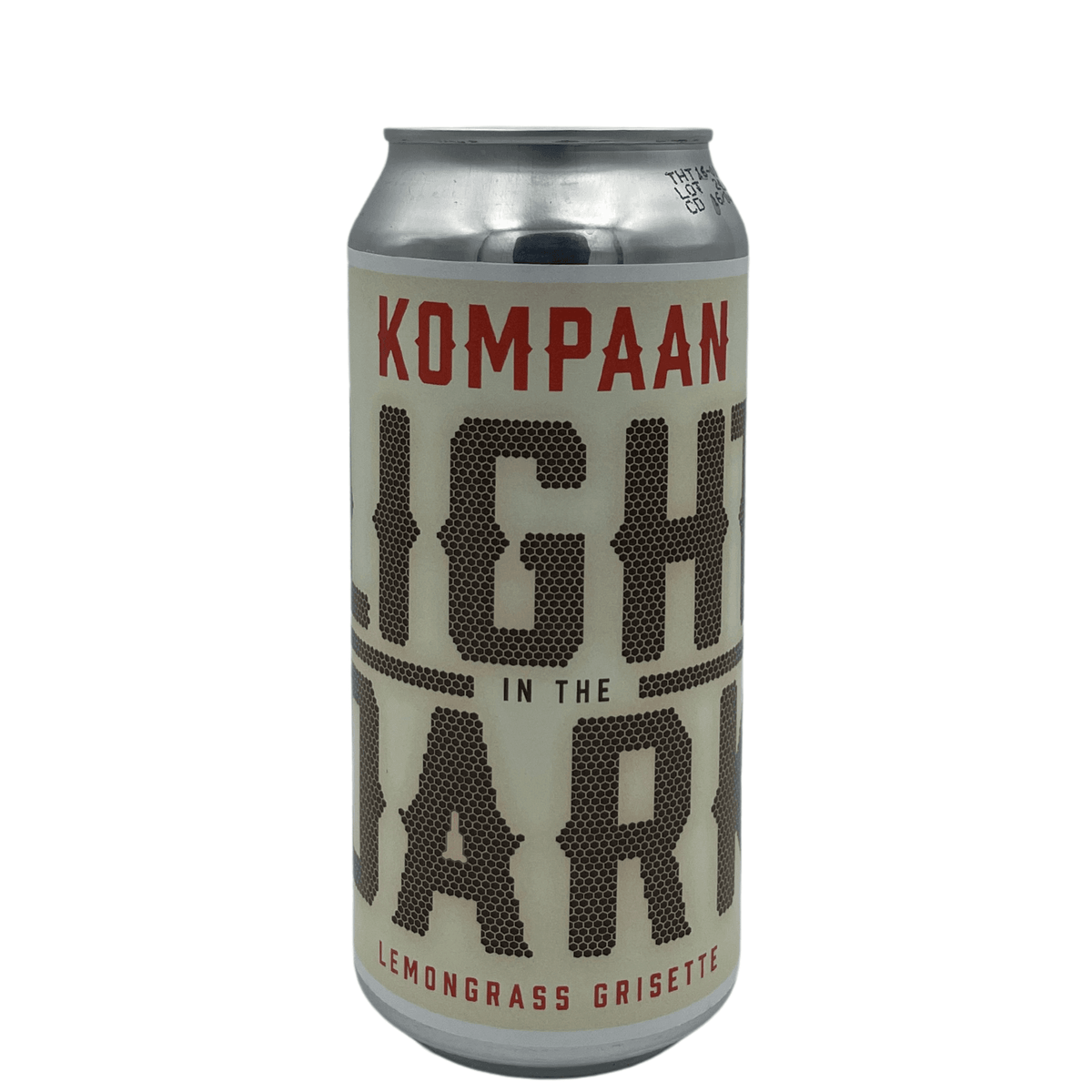 Light in the Dark van brouwerij Kompaan - Grisette van 3,8% in blik