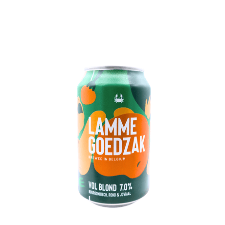 Lamme Goedzak (Belgian Blond) van brouwerij Scheldebrouwerij - Blond van 7% in blik van 330ml