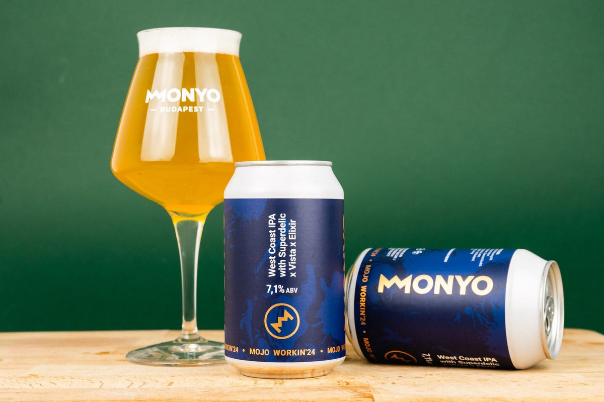 Mojo Workin'24 (West Coast IPA: Superdelic x Vista x Elixir) van MONYO - West Coast IPA speciaalbier kopen bij My Dear Beer