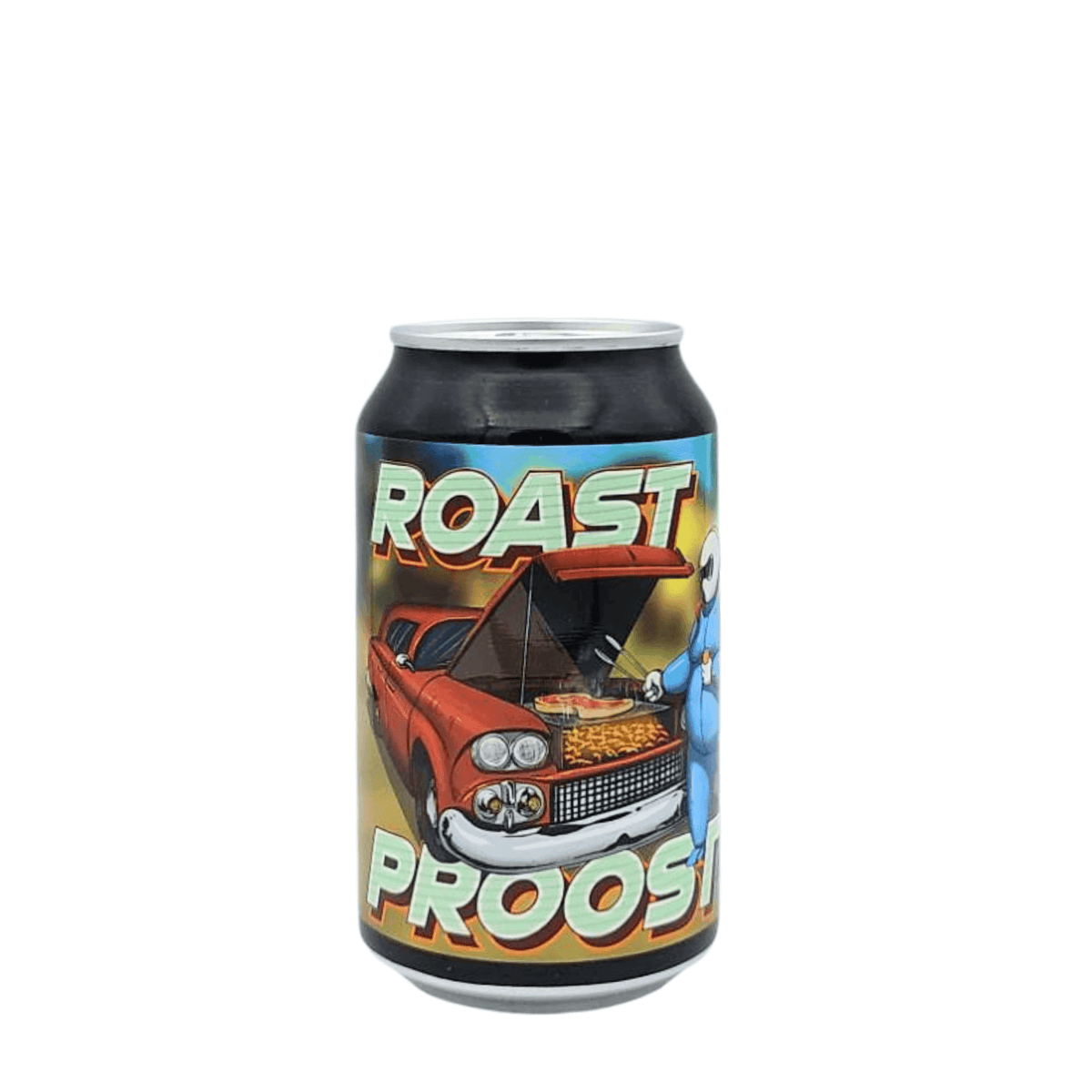 Roast Proost van brouwerij Hop Racer - Imperial Stout van 9,5% in blik