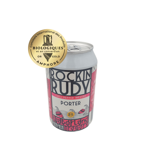 Rockin Rudy (Chili infused Porter) van brouwerij Waterland Brewery - Porter van 5%
