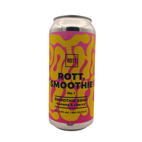 ROTT. Smoothie - No. I - ~ Banana & Cherry ~ van brouwerij Rott. Brouwers - Smoothie Sour van 5% in blik