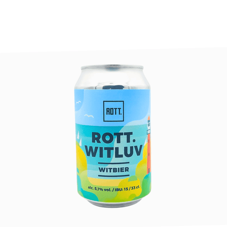 Witluv van brouwerij Rott. Brouwers - Witbier van 5,1% in blik