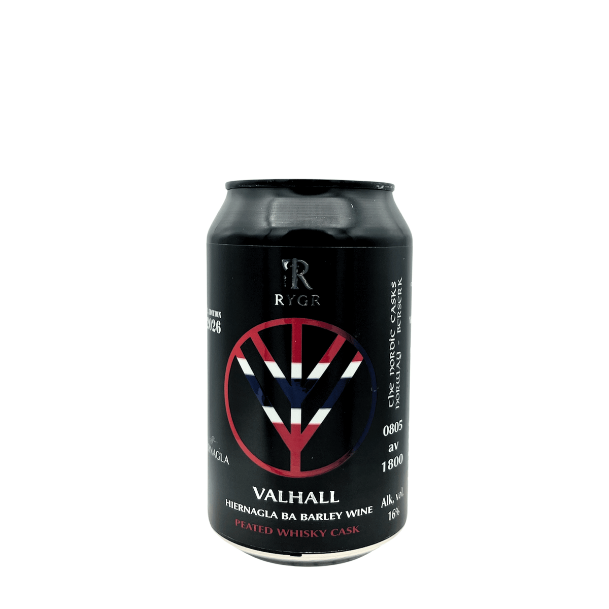 Valhall Hiernagla Peated Whiskey (Barrel Aged Barleywine) - RYGR - Barley Wine speciaalbier kopen bij My Dear Beer