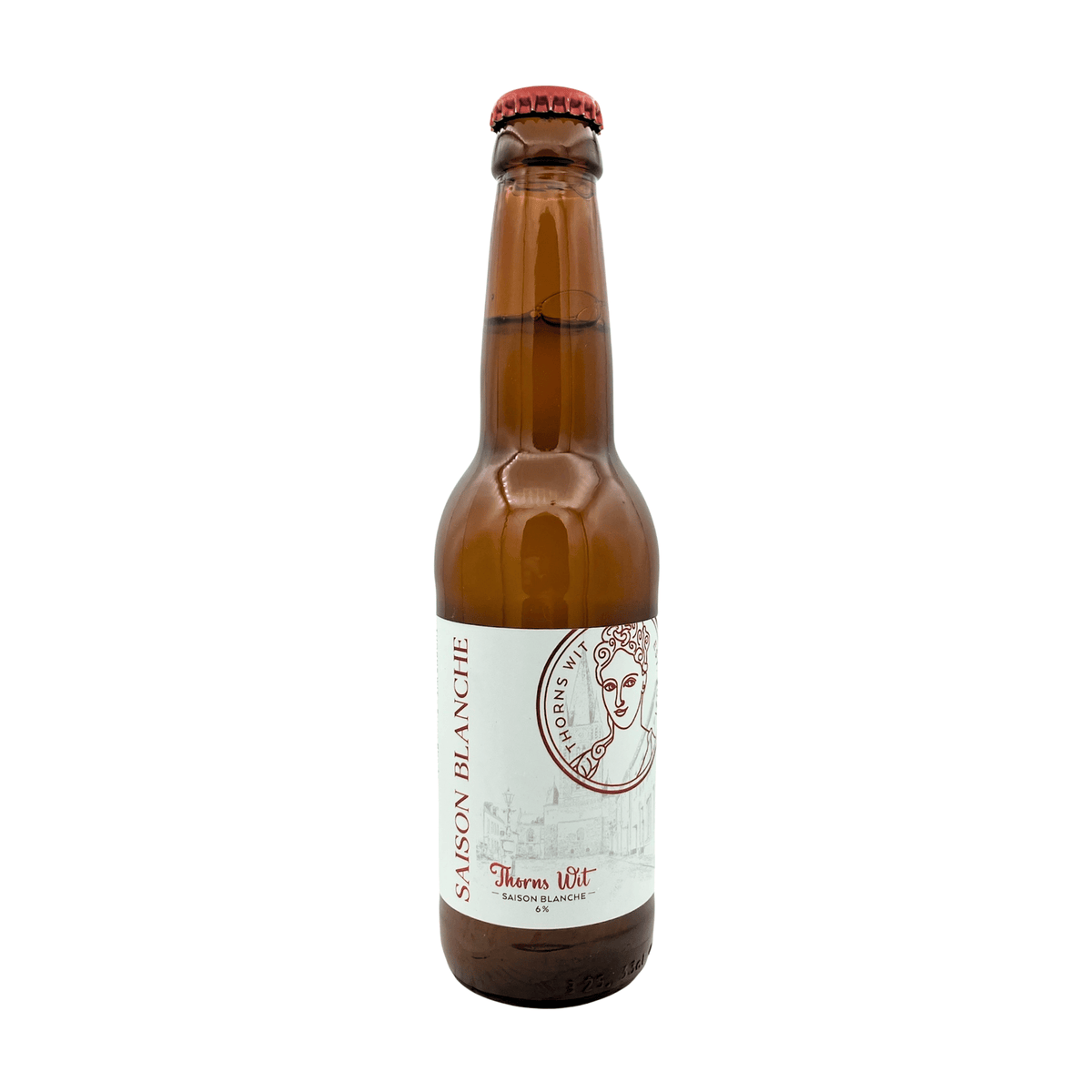 Saison Blanche (Farmhouse Ale) van brouwerij Thorns Wit - Saison van 6% in fles van 330ml