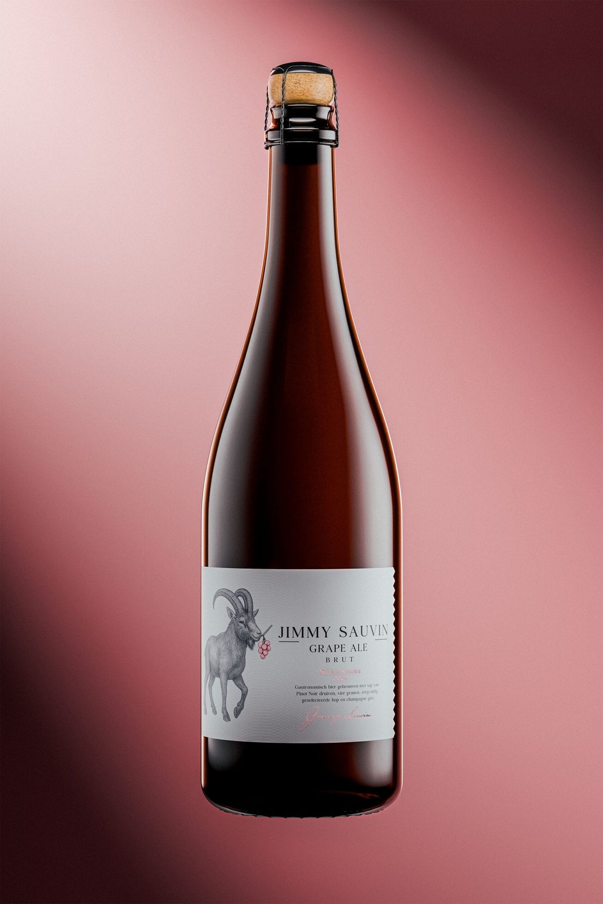 Inhoud van het bierpakket Jimmy Sauvin Grape Ale Pakket (75CL) – Delen & genieten aan tafel van My Dear Beer