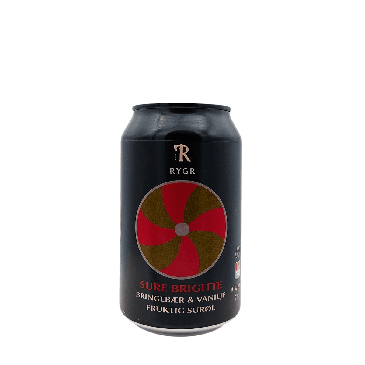Sure Brigitte Raspberry & Vanilla (Pastry Sour) - RYGR Brygghús van brouwerij RYGR - Sour van 7% in blik