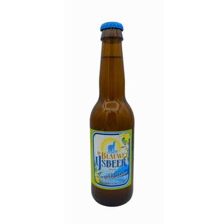 Surprijsbeer (Limoncello Tarwebier) van brouwerij De Blauwe Ijsbeer - Witbier van 5,2% in fles