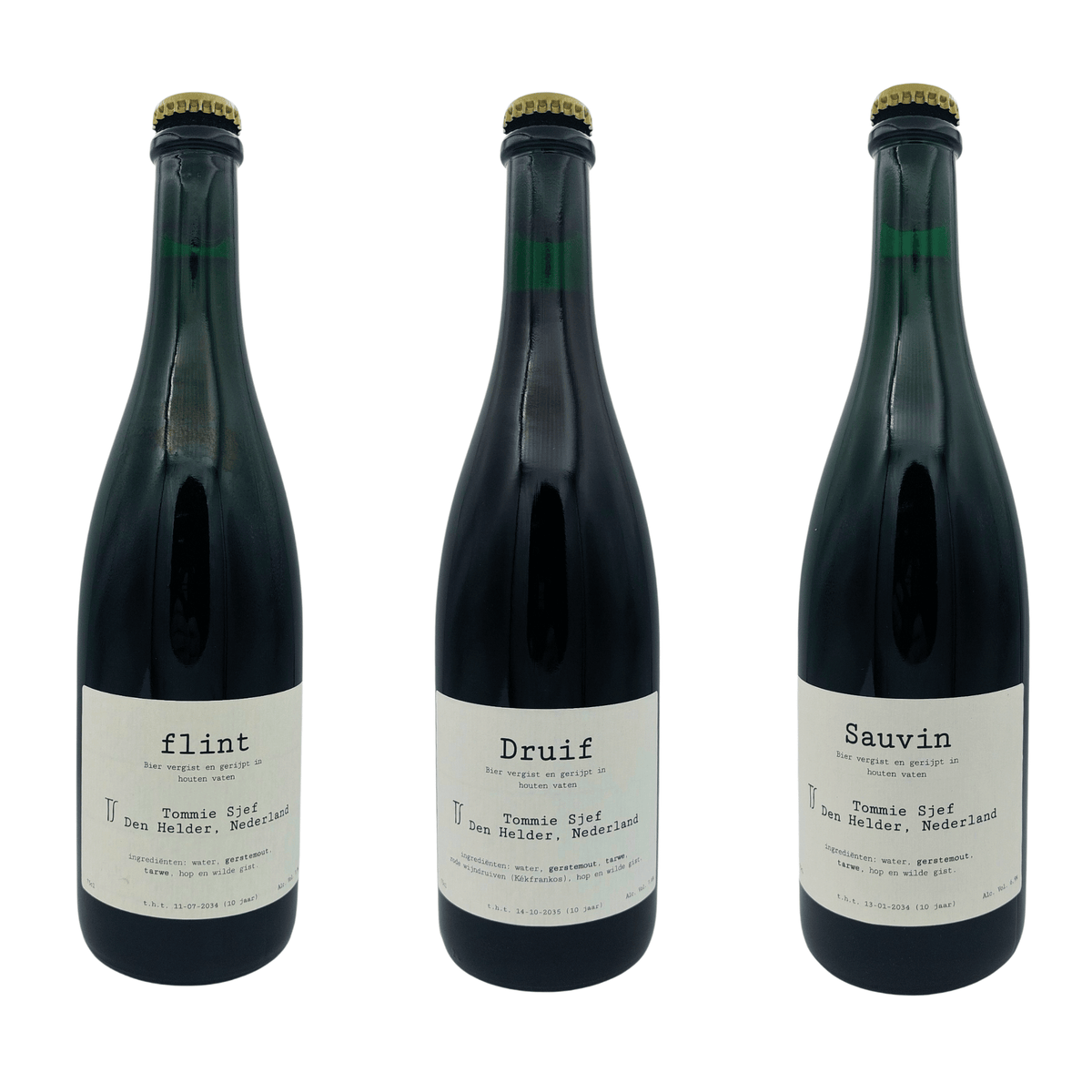 Tommie Sjef Wild Bierpakket (3×75cl) - bierpakket met speciaalbier van My Dear Beer