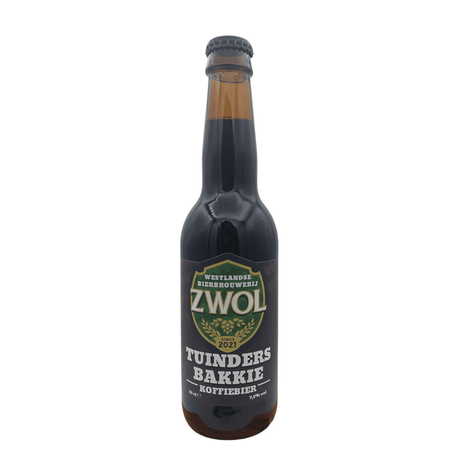 Tuindersbakkie (Coffee Porter) van brouwerij Zwol Brouwerij - Porter van 7,5% in fles