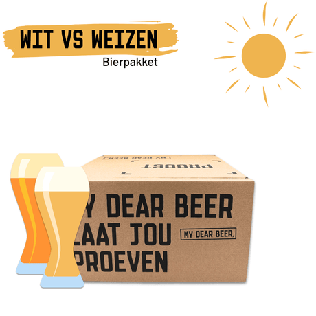 Wit vs Weizen Bierpakket - bierpakket met speciaalbier van My Dear Beer